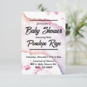 Ombre Waterverf Enclosure Kaart (Staand voorkant)