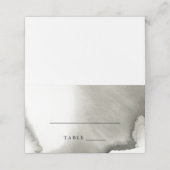 Ombre Waterverf Escort Kaart | GREY Plaatskaartje (Buitenkant ongevouwen)