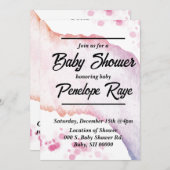 Ombre-Waterverf Kaart (Voorkant / Achterkant)