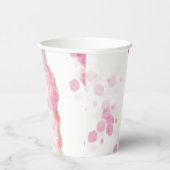 Ombre Waterverf papieren bekers (Rechts)