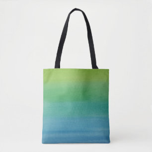 Ombre Waterverf Print Tas Mermaid Colors