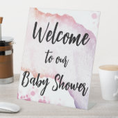 Ombre-Waterverf Reclamebord Met Voetstuk (Insitu)