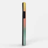 Ombre Waterverf Textuur Zonnegeel Roze Blauwgroen Case-Mate iPhone Case (Achterkant/rechts)