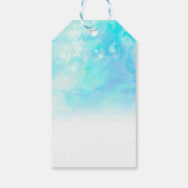 Ombre Waterverf Wedding Hartelijk dank Labels - Bl Cadeaulabel (Achterkant)