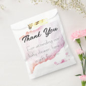 Ombre Waterverf Witte gunstzakken Bedankzakje (Gezegeld)