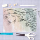 Ombre Wildbloemen Tissuepapier (Craft)