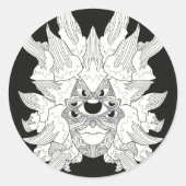Ombriani Ronde Sticker (Voorkant)