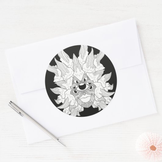 Ombriani Ronde Sticker (Envelop)