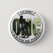 OMC-plekpop Ronde Button 5,7 Cm (Voorkant)