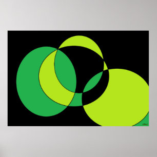 Omcirkeld - Ken Gage Art Poster