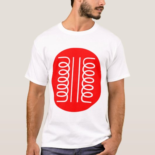 Omcirkeld symbool - Transformator T-shirt (Voorkant)