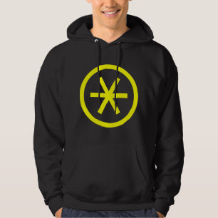 Omcirkelde asterisk hoodie