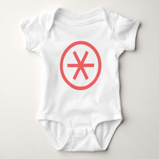 Omcirkelde asterisk romper (Voorkant)