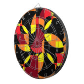 Omcirkelde bladen van Zero Hour Dartbord (Voorkant Rechts)