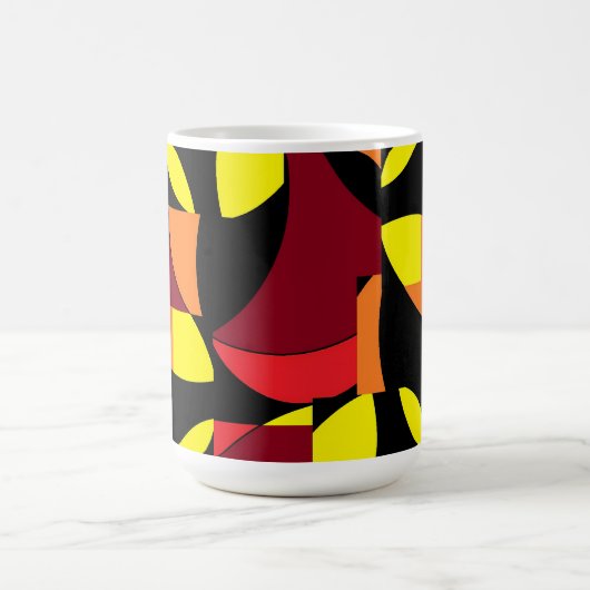 Omcirkelde bladen van Zero Hour Koffiemok (Center)