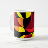 Omcirkelde bladen van Zero Hour Koffiemok (Voorkant links)