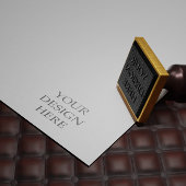 Omcirkelde bruiloft stempel afdrukken