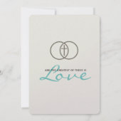 Omcirkelde Cross religieuze huwelijksuitnodigingen Kaart (Achterkant)