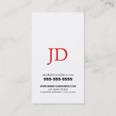 Omcirkelde foto & QR-code, YouTube - Vlogger Visitekaartje (Achterkant)