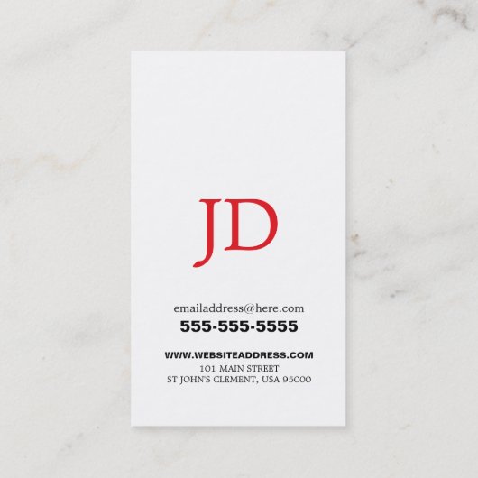 Omcirkelde foto & QR-code, YouTube - Vlogger Visitekaartje (Achterkant)