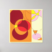 omcirkelde nul canvas afdruk (Voorkant)