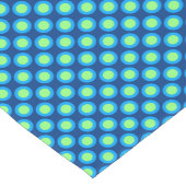 Omcirkelde retroflecterende stippen, kobalt blauw  korte tafelloper (Hoek)