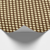 Omcirkelde stippen, chocolade, crème en tan cadeaupapier (Hoek)