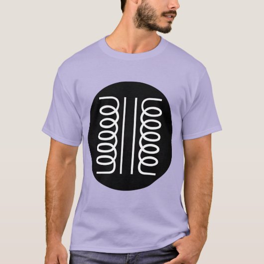 Omcirkelde symbool - Transformator T-shirt (Voorkant)
