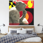 Omcirkelde Uur van Delicaatheid Canvas Afdruk (Insitu (Slaapkamer))