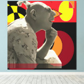 Omcirkelde Uur van Delicaatheid Canvas Afdruk (Insitu (Houten vloer))