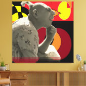 Omcirkelde Uur van Delicaatheid Canvas Afdruk (Insitu (Woonkamer))