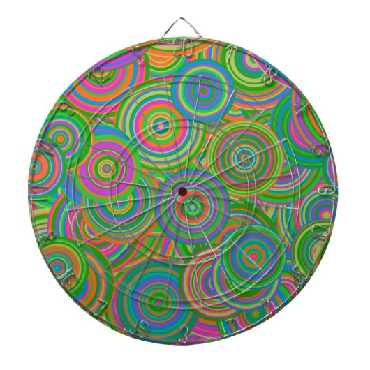 omcirkels dartbord (Voorkant)