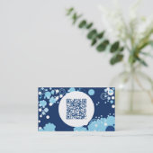 omcirkels QR-code Visitekaartje (Staand voorkant)