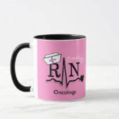 Omcology Nurse RN Gifts QRS Design Mok (Links)