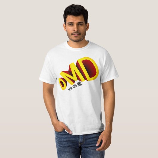 OMD - Ontwerp met open geest T-shirt (Voorkant volledig)