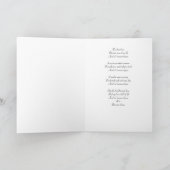 Omdat.... 1e verjaardag Bloemschikken Kaart (Binnen)