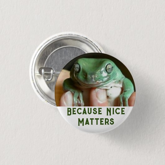 Omdat aardig belangrijk is voor de Button (Voorkant /achterkant)