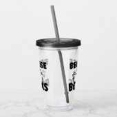 Omdat alle boeken acryl drinkbeker (Links)