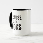 Omdat alle boeken mok (Voorkant links)