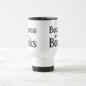 Omdat alle boeken reisbeker (Center)