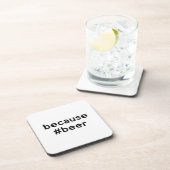 Omdat Beer Bier Onderzetter (Rechterzijde)