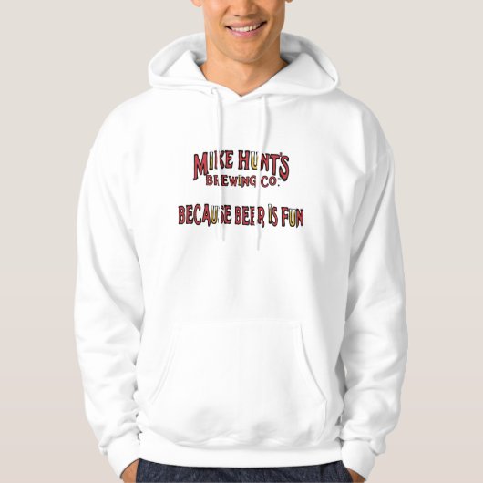 Omdat Beer een vette hodie is Hoodie (Voorkant)