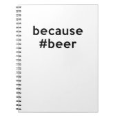 Omdat Beer Notitieboek (Voorkant)