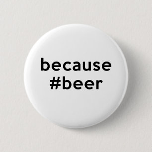 Omdat Beer Ronde Button 5,7 Cm