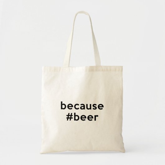 Omdat Beer Tote Bag (Voorkant)