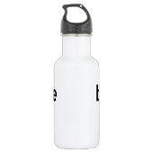 Omdat Beer Waterfles (Achterkant)