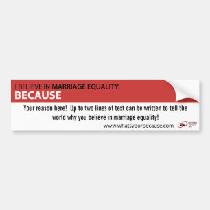 Omdat Bumpersticker