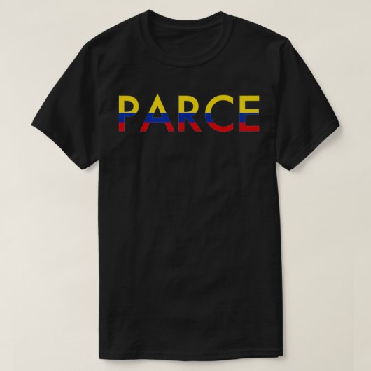 Omdat Colombia Colombiaans slang T-shirt (Design voorkant)
