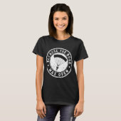 Omdat de deur open was voor Skydiving Parachuting T-shirt (Voorkant volledig)