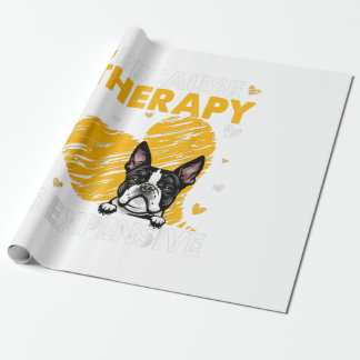 Omdat de therapie een dure terrier-cadeau uit Bost Cadeaupapier